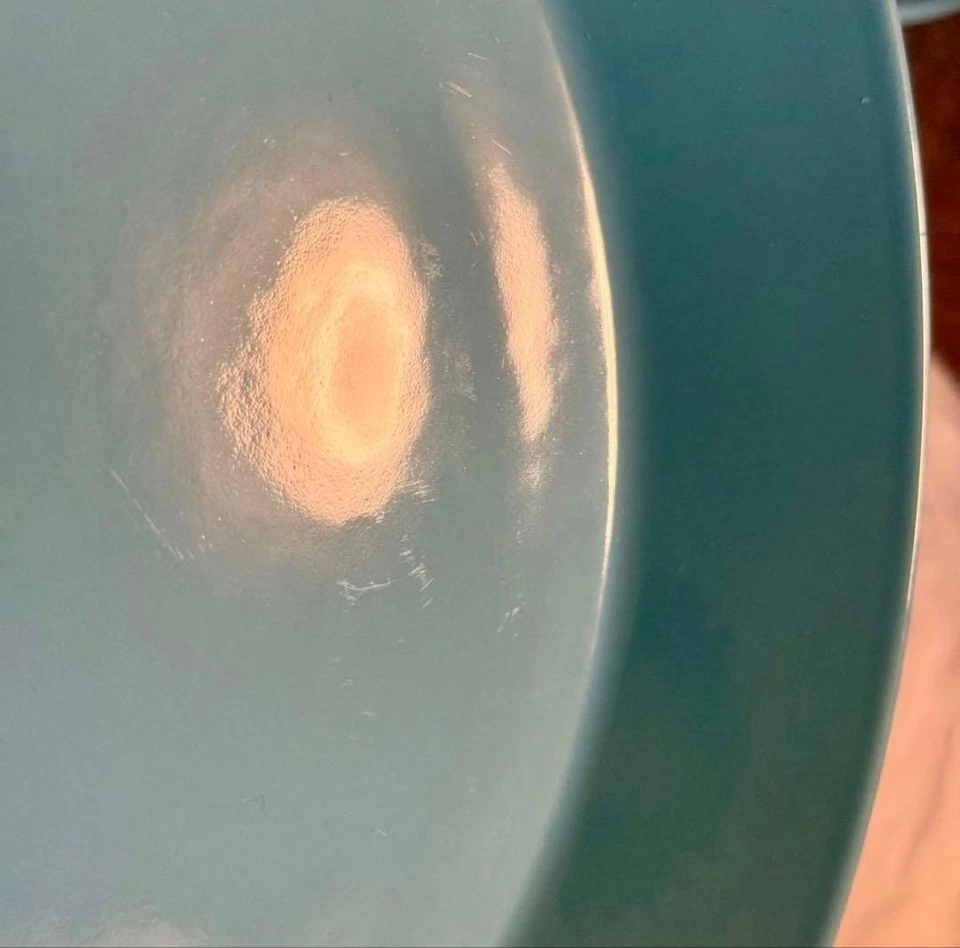 Iittala Teema Turquesa 10,2 pulgadas (26 cm) Juego de 2 Descatalogados Usados Japón Foto 3 de 4