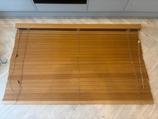 Wood Blinds High Quality Slatted Venetian 162cm Width X 100cm Drop
