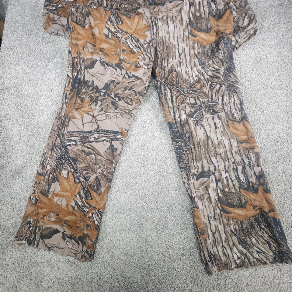 Vintage Walls Camo Coveralls Mens Large RealTree Hunting Outdoors Workwear - Image 3 of 4