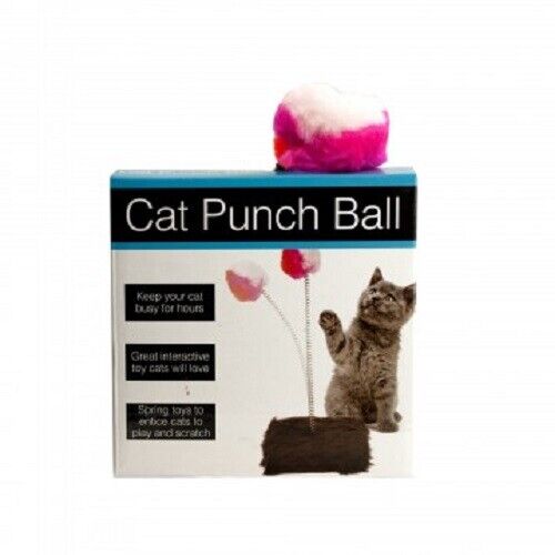 Missing Pkg - Cat Punch Ball Toy with Furry Base - Picture 1 of 2