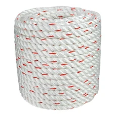 PolyDac Rope Poly Dacron Polyester Combo 3 Strand Utility Line 20% Stronger!