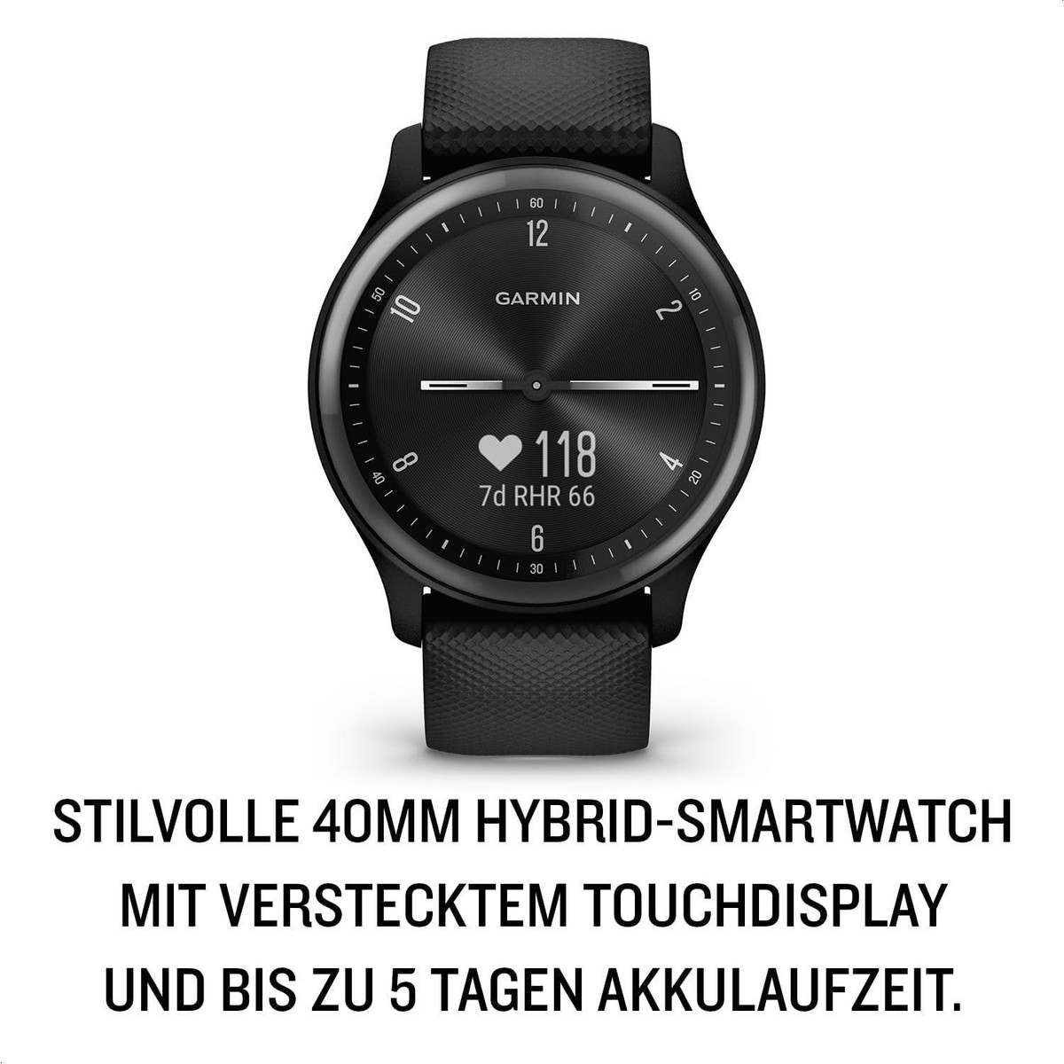 【美品】Garmin ガミン Vivomove Sport (9897) Amazon.com: Garmin vivomove Sport, Hybrid Smartwatch, Health
