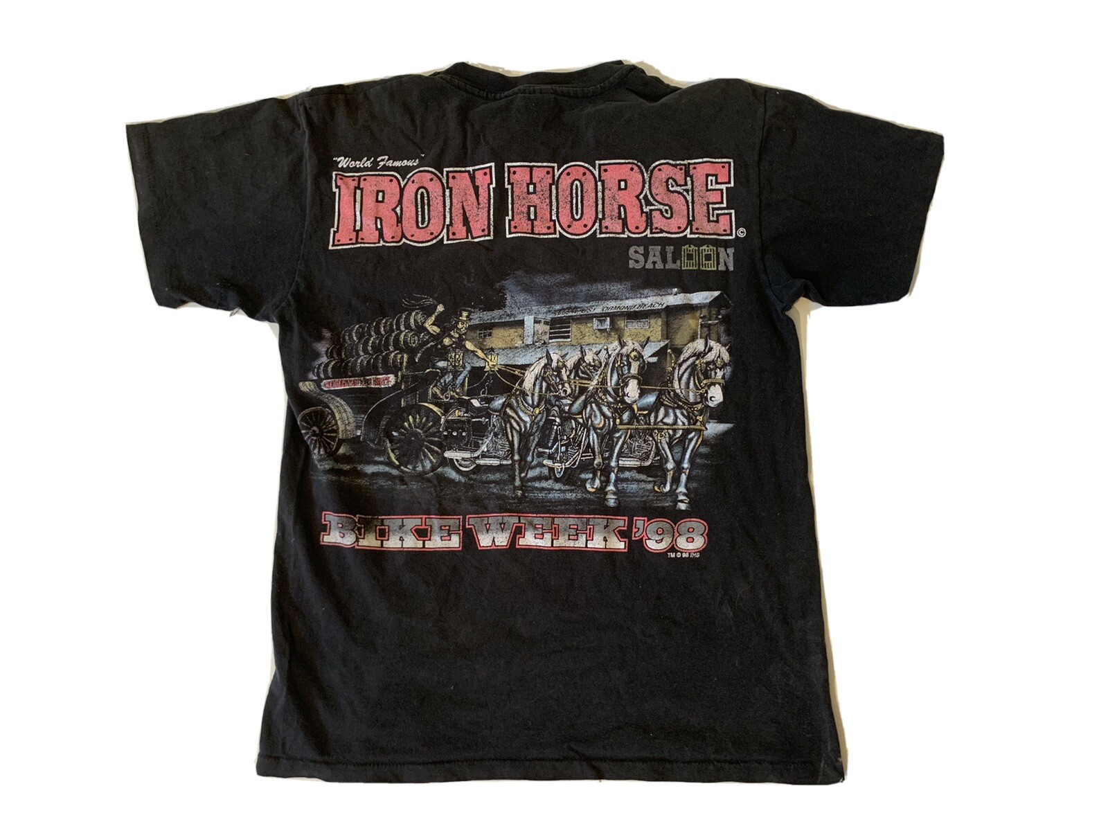 Vintage Iron Horse Saloon Bike Week 1998 T Shirt Smal… Gem
