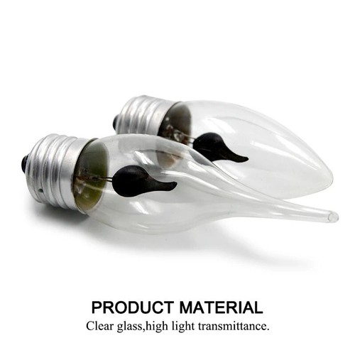 4 Pcs Christmas Flicker Flame Light Bulbs Clear Flame String Light Replace 2024 - Picture 5 of 16