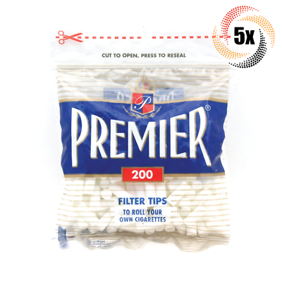rolling tobacco tips Premier Filter Tips 18mm 200ct