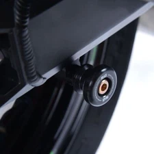 R&G Racing Black Cotton Reels For 2017-2024 Kawasaki Z900 ZR900