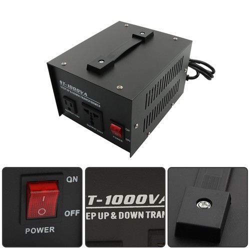 1000W Spannungswandler Transformator Step Up/Down 110V auf 220V/220V auf 110V Neu - Bild 4 von 21