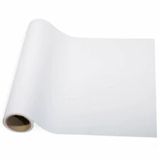 24" x 98´ Roll White Color Print and Cut Heat Transfer Vinyl For T-shirt Fabric
