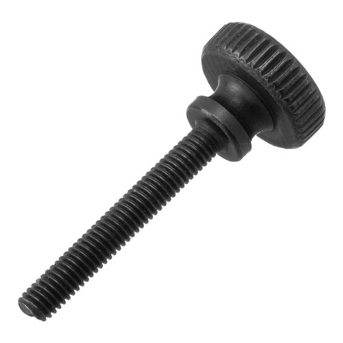 5pcs M3 x 20mm Black Steel Thumb Screws Knurled Head Nut Lock Clamp Hand Tighten - Picture 4 of 5