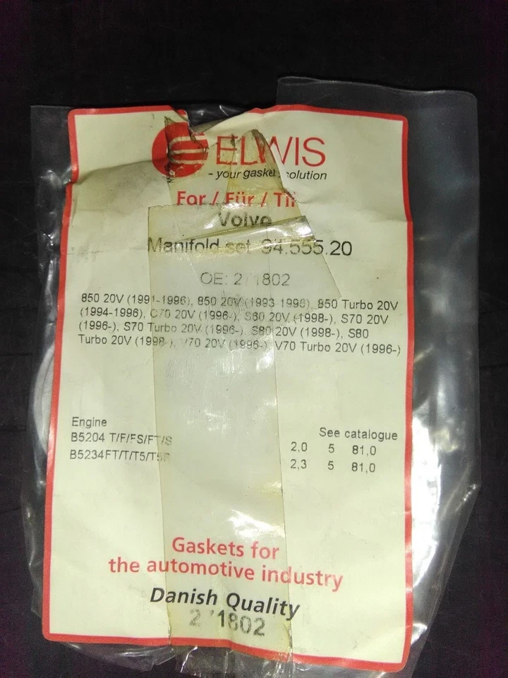 Elwis Exhaust Manifold Gasket # 9455520 - Image 2 of 2