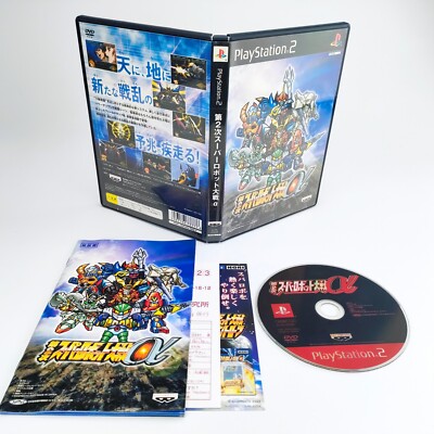PS2 Super Robot Wars SRW Z OG MX Impact Alpha Set