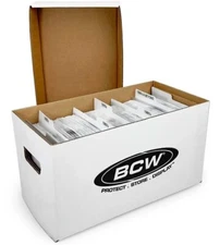 (1x) BCW 45RPM Storage Box- Corrugated Cardboard Storage Box