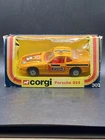 Corgi 303 Porsche 924 Rally Car Orange Vintage Collectible Toy Car w Box