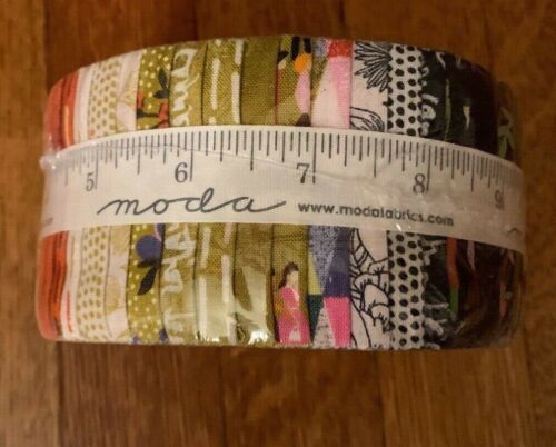 Moda SATURDAY MORNING Basic Grey Quilt Fabric JELLY ROLL - Picture 3 of 4