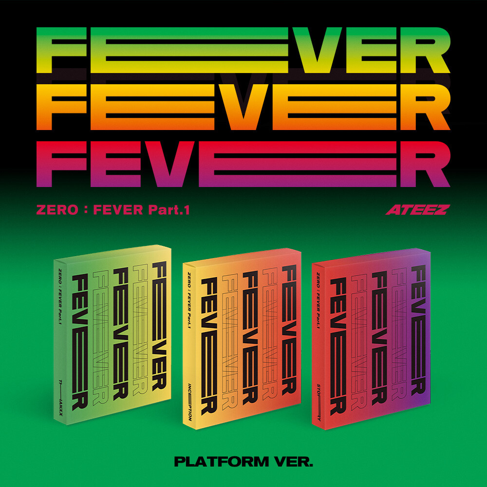 ATEEZ ZERO : FEVER Part.1 Platform ver QR+Photocard+Etc+Tracking