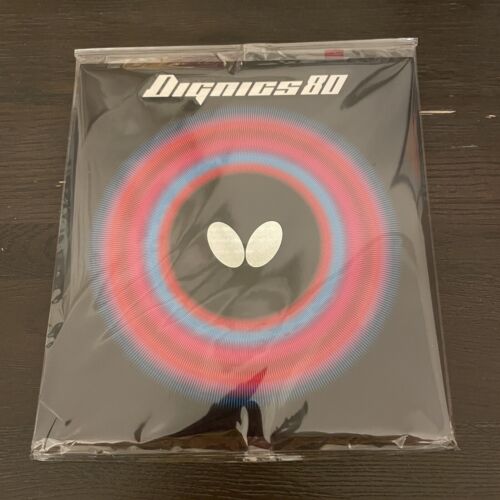 Butterfly Dignics 80 2.1mm Max Thickness Red Table Tennis Rubber