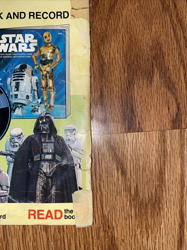STAR WARS 33 ⅓ RPM RECORD AND 24 PAGE READ ALONG BOOK - RARE 1979 450 PRESS - Picture 12 of 12