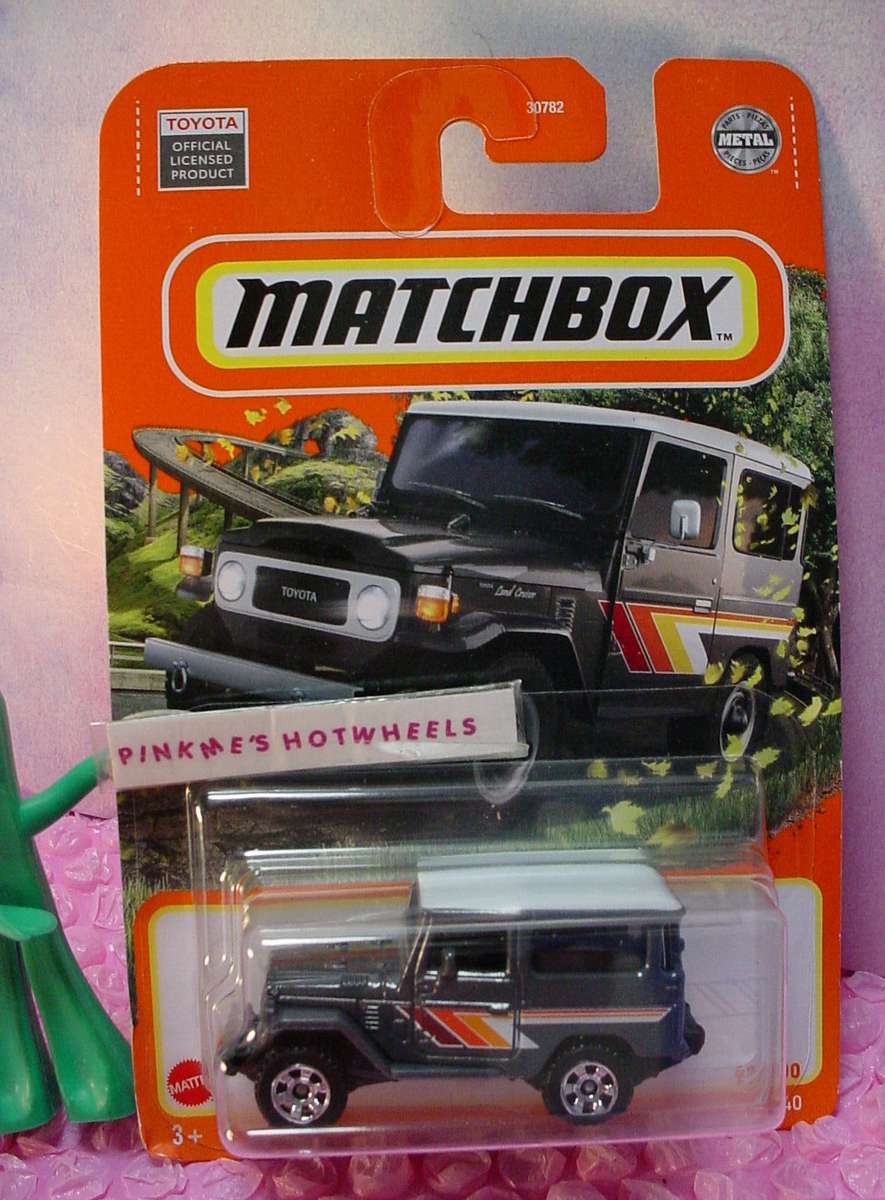 2022 Matchbox '68 TOYOTA LAND CRUISER FJ40 4x4 #97∞gray/white