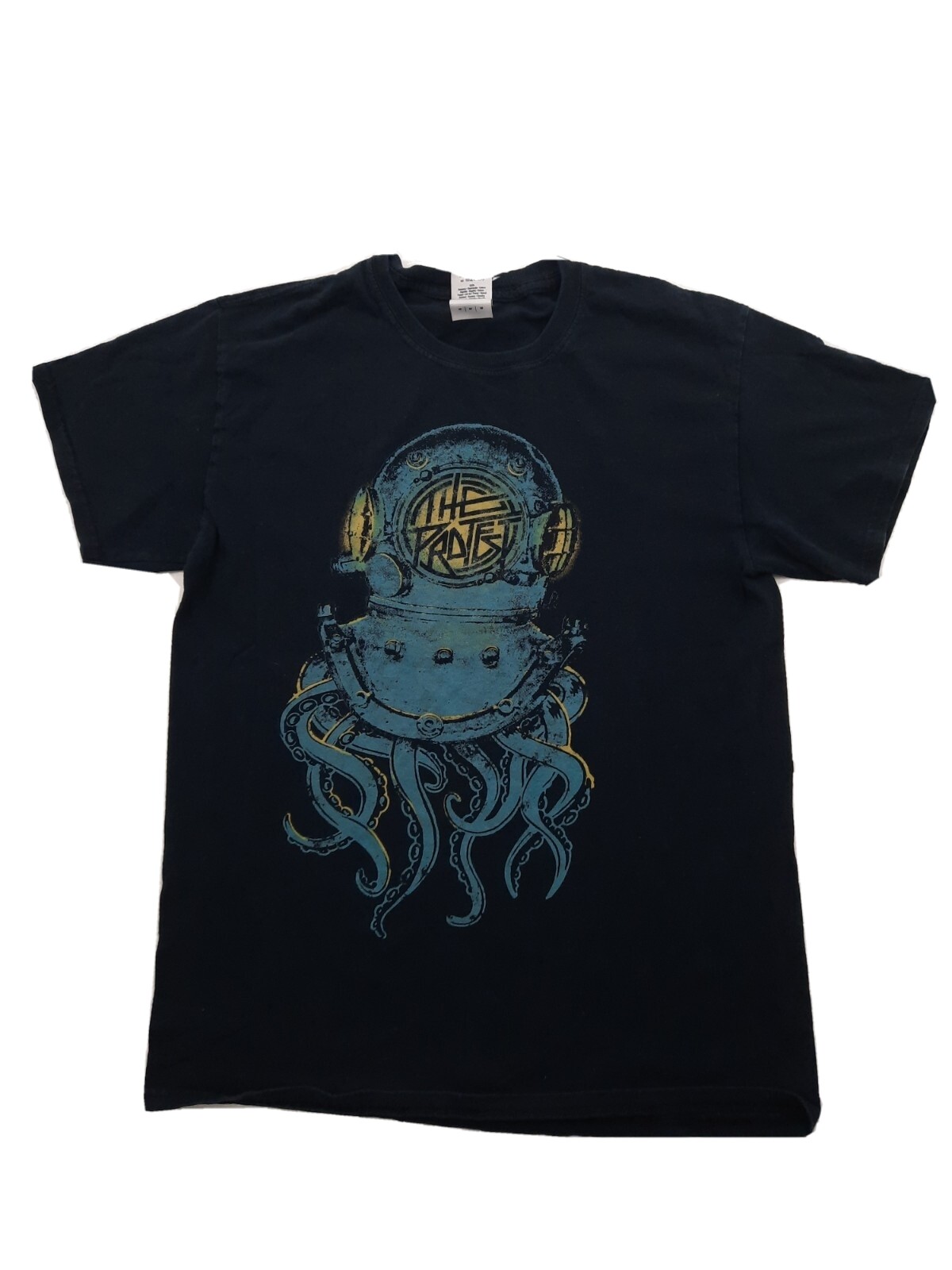[THE PROTEST] Octopus, Dive Band Tee Shirt Size M, Classic, Rare