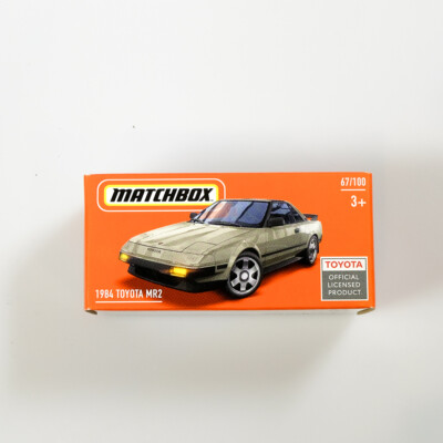 Hot Wheels Matchbox Toyota MR2 AW11 1984 Grey
