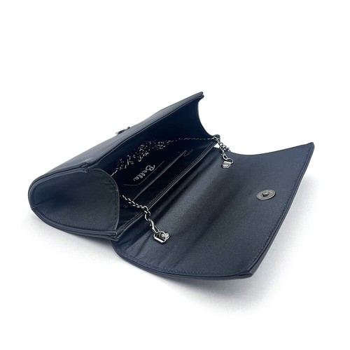 Damen Designer Stil Kunstleder Clutch Tasche Damen Abend Party Handtasche Geldbörse - Bild 3 von 31
