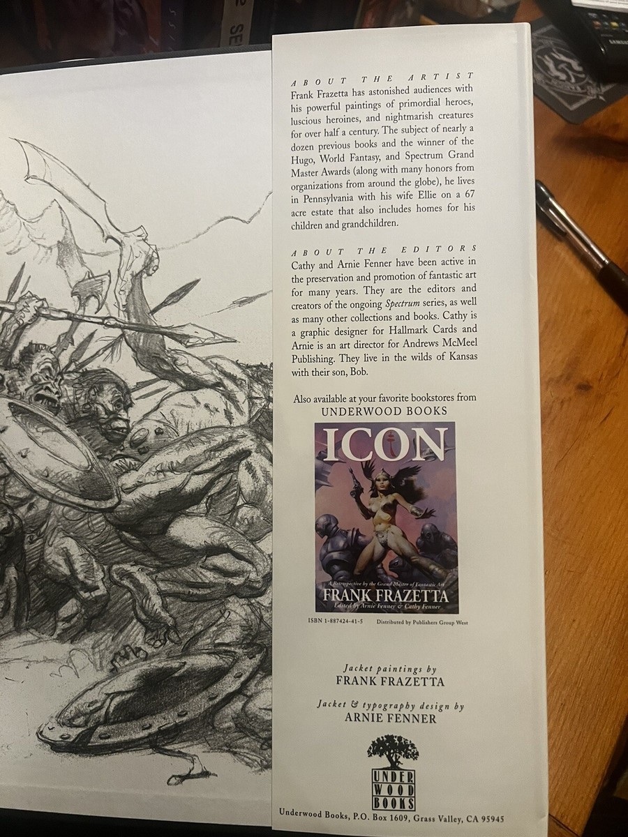 FRAZETTA LEGACY: SELECTED PAINTINGS & DRAWINGS HARDCOVER HC**1999