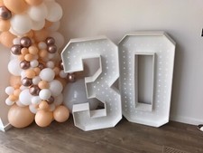 4ft Light Up Numbers *FOR HIRE ONLY* (West Midland Based)