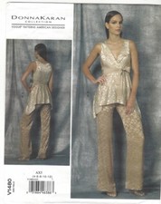 73 Vogue Pattern American Design DONNA KARAN V1480 Tall 4-6-8-10-12