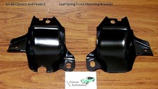 Camaro 67 68 69 Leaf Spring Eye Mounting Brackets Pair Free Shipping Firebird