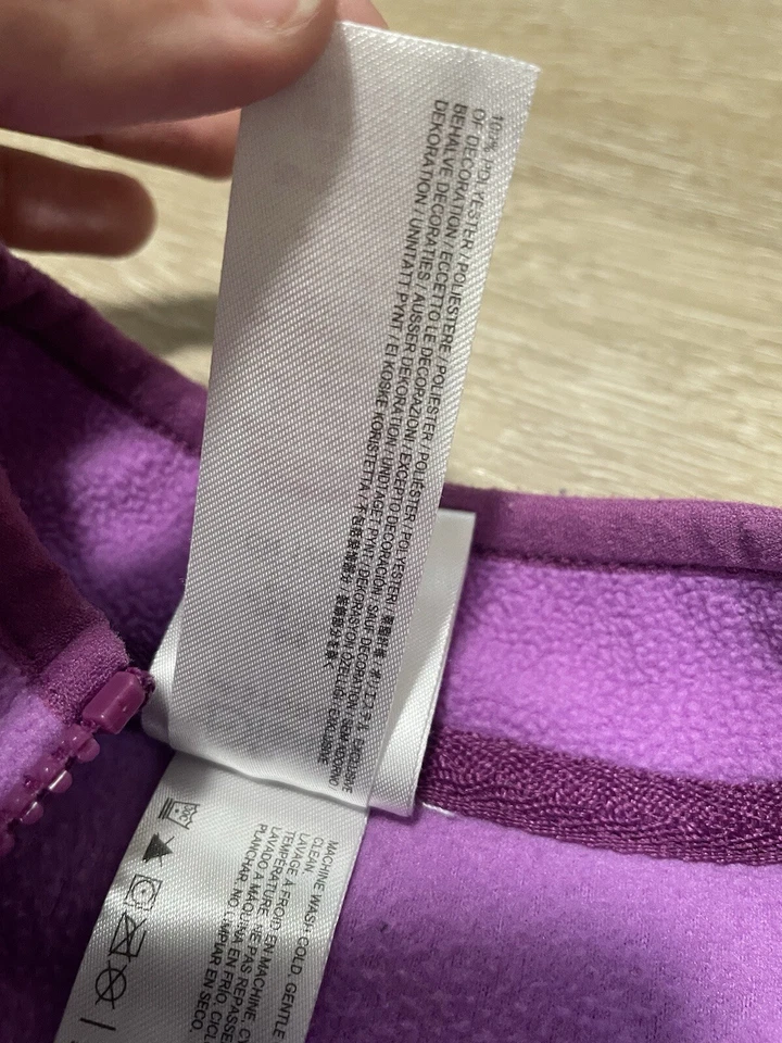 Disney Princess Pullover Fleece Sweatshirt Girl's Sz 5 Purple 1/2 Zip Sophia Foto 4 de 4