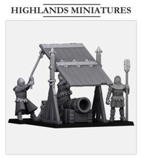 1x Gallia Bombard - 2 Versionen für Old World Sigmar Bretonen Kanone Border