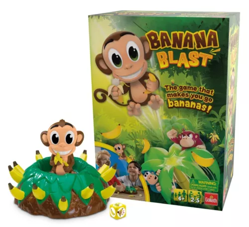 Goliath Games Banana Blast - Pull The Bananas Until The Monkey Jumps Game