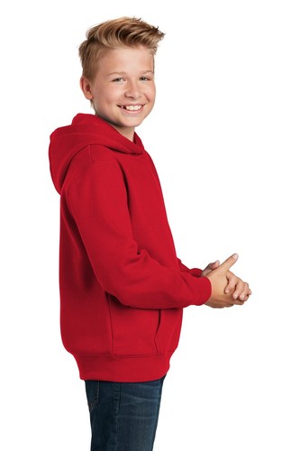 Sport-Tek YST254 Youth Updated Fit Long Sleeve Pullover Hoodie Sweatshirt - Picture 40 of 58