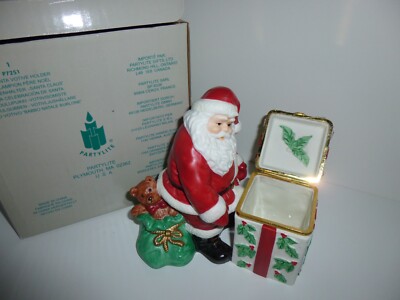 PARTYLITE Votivkerzenhalter ''Santa Claus / Weihnachtsmann'' P7251, Schatulle