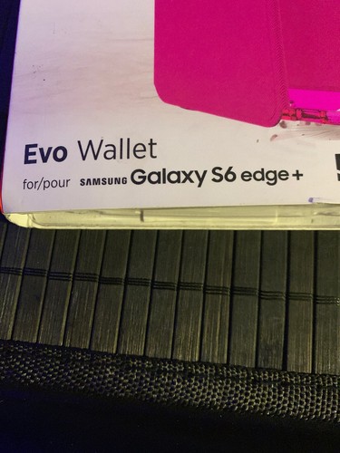 NIB Tech21 Samsung Galaxy S6 Edge+ Plus Pink Evo Wallet Flip Cover Case - Picture 3 of 7