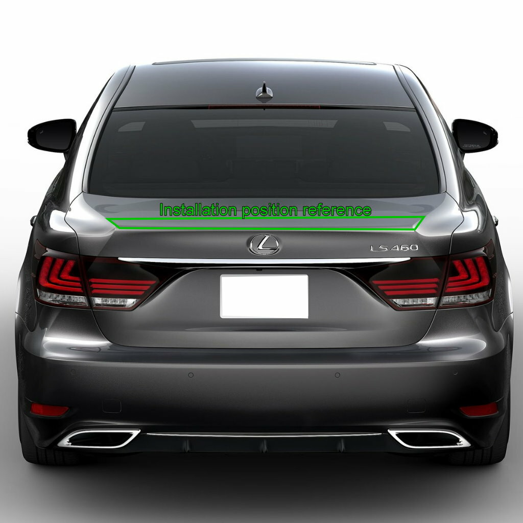 Lexus LS460 LS600hトランクスポイラー 2013-2017PVC Lexus LS460 LS600hトランクスポイラー 2013-2017PVC - メルカリ