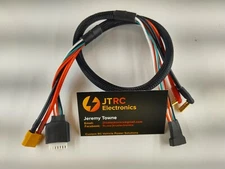 ISDT Icharger 4mm 4s 24 Long RC Balance Charge Lead 5mm bullet junsi 406 