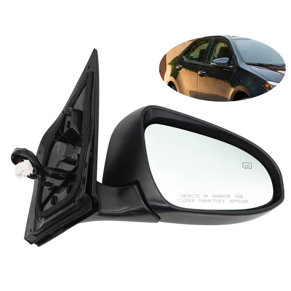 Espejo retrovisor eléctrico señal térmica lado derecho pasajero para Toyota Corolla 2014-2019 Foto 4 de 4