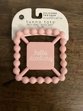 Tunno Tots Silicone Teether BPA PVC Free Hello Darling