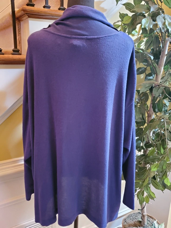 Suéter Top OSO Casuals Azul Púrpura Talla 3X Foto 4 de 4