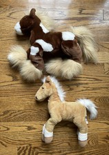 Horse Plush lot of 2 Animal Alley by Toys R Us