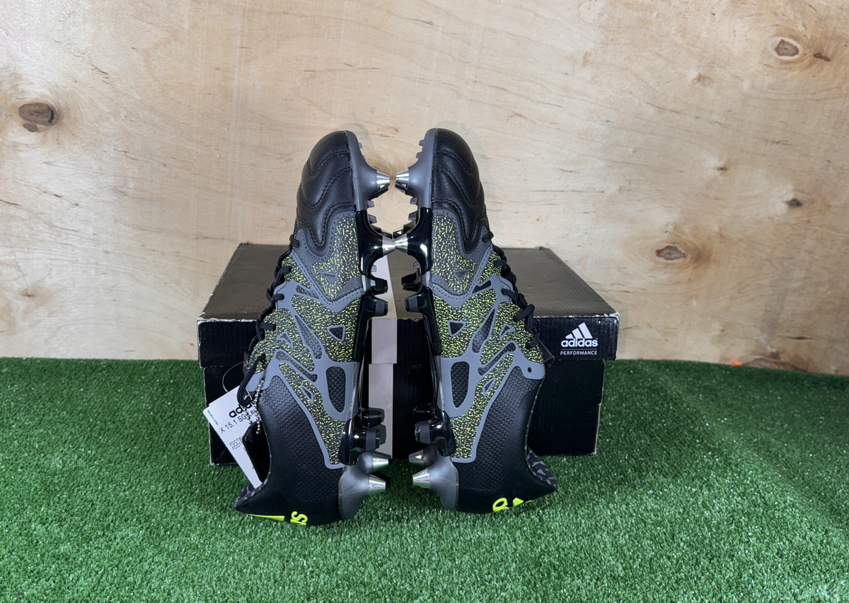 Adidas X 15.1 SG S83023 Leather Elit Blackboots Cleats mens