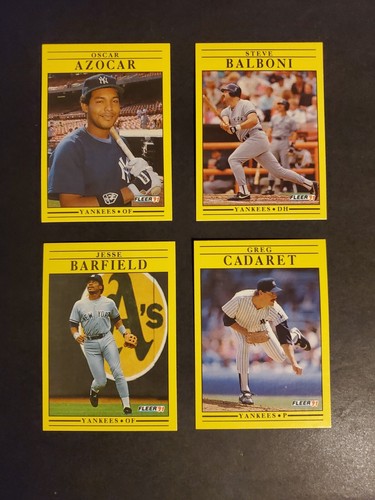 FLEER 1991 NEW YORK YANKEES Team Set - Picture 3 of 16