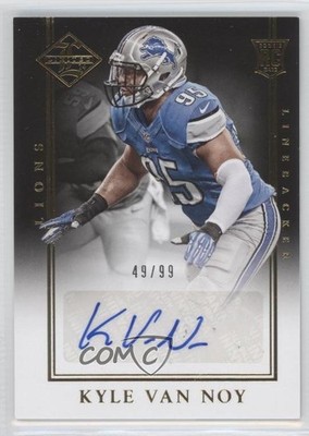 2014 Panini Limited Signatures 49/99 Kyle Van Noy #140 Rookie Auto RC 0b2