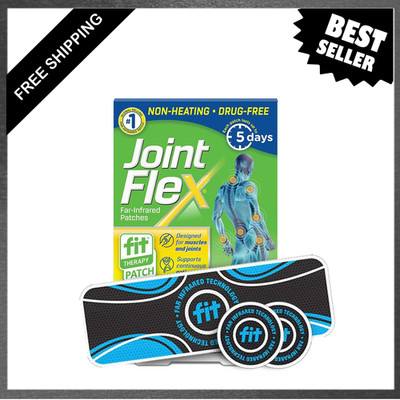 JointFlex Infrared Therapy Patches for Muscles Joints Non Heating Waterproof 3