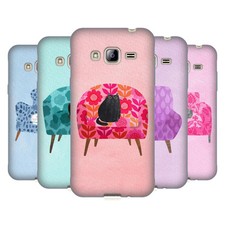 OFFIZIELLE PLANET CAT ARMLEHNSTUHL SOFT GEL HANDYHÜLLE FÜR SAMSUNG HANDYS 3