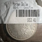 $$1881-S MORGAN SILVER DOLLAR EXTRA FINE🔥🔥LITTLETON COIN COMPANY🔥🔥SEALED🔥🔥