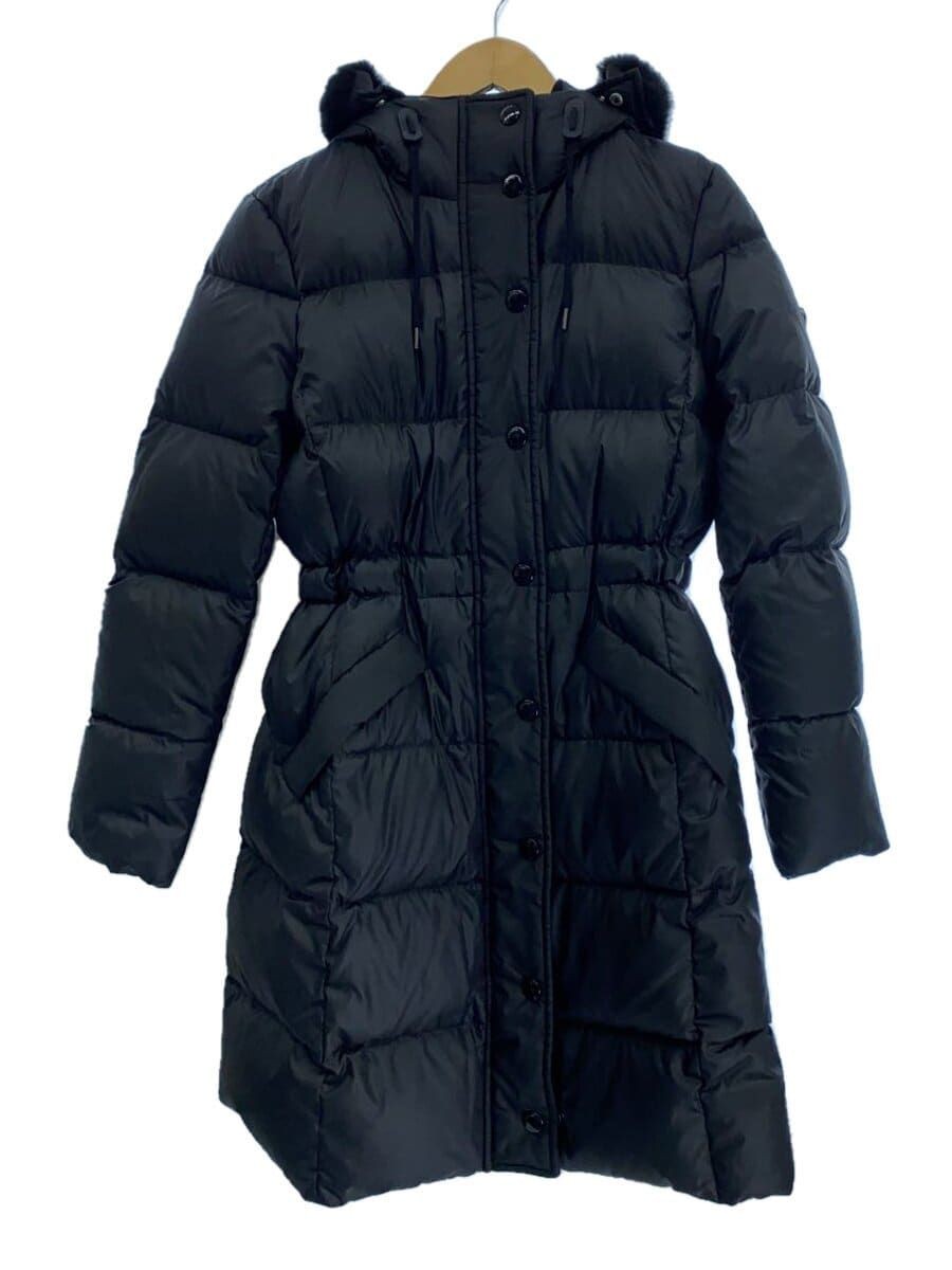 ALTRA Coach Altro Cappotto S Poliestere Nero Tinta Unita F34152 Piumino 50 Piuma