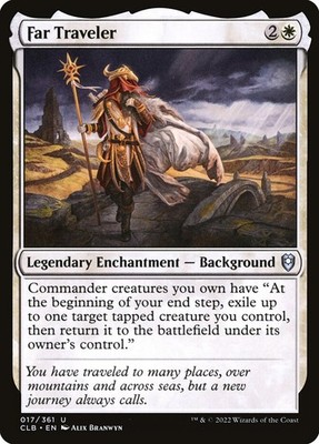 MTG Far Traveler (17/1080) Commander Legends Battle for Baldur's Gate LP