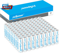 AA Batteries 100 Pack Heavy Duty Double a Batteries Bulk 1.5V R6P Long-Lasting A 0.29 per gallon